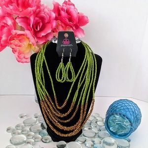 Paparazzi Beautiful Tropical Fashion Statement Set